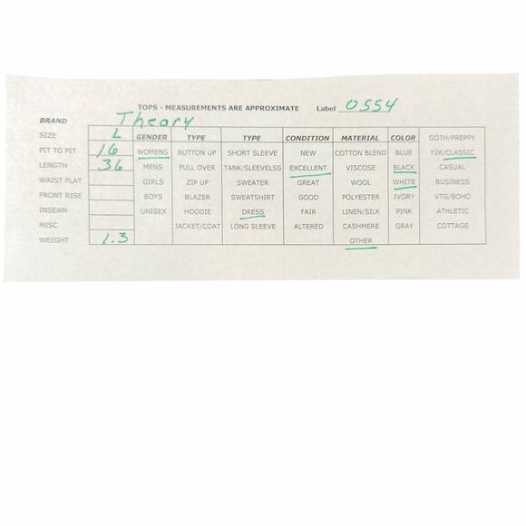 Theory Structured Shell Lustrate Black White Stripe Mini A-Line Dress Size L - Picture 3 of 9